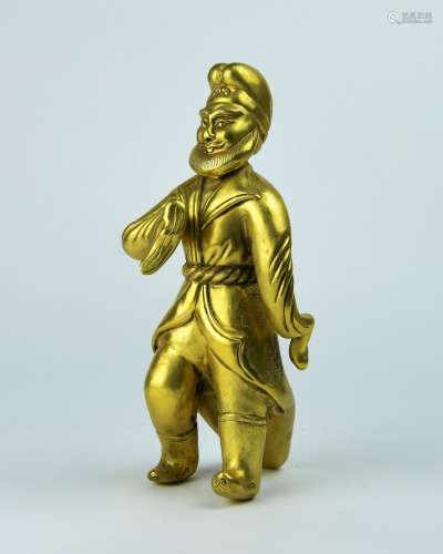 A Chinese Gilt Bronze Figure