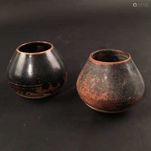 A Pair of Chinese Ding Ware Brush Washer