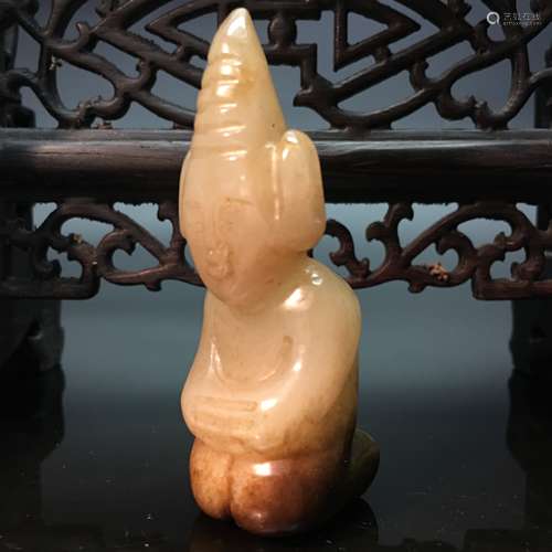 Chinese Hetian Jade Figure