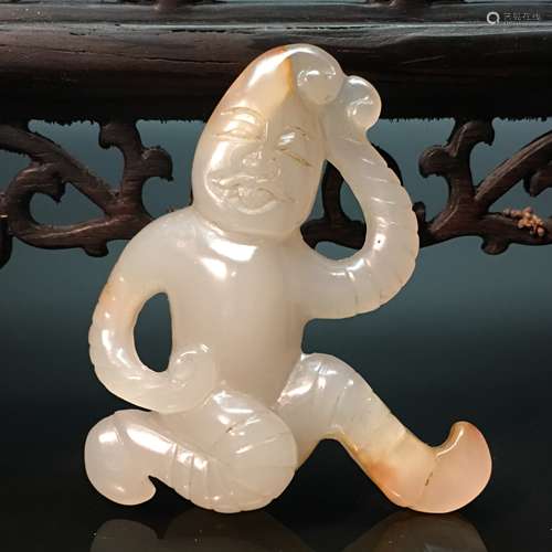 Chinese Hetian Jade Figure