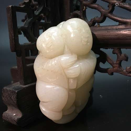 Chinese Hetian Jade Figure