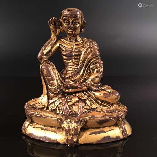 Chinese Gilt Bronze Buddha Figure