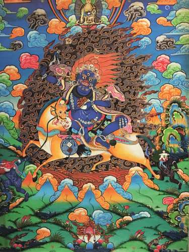 Thangka Painting of Palden Lhamo