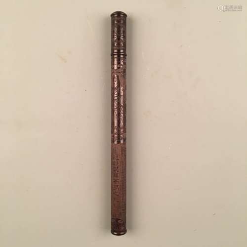 Chinese Rosewood Incense Tube