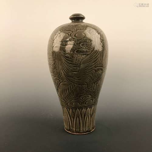 Chinese Yaozhou Kiln Meiping Vase