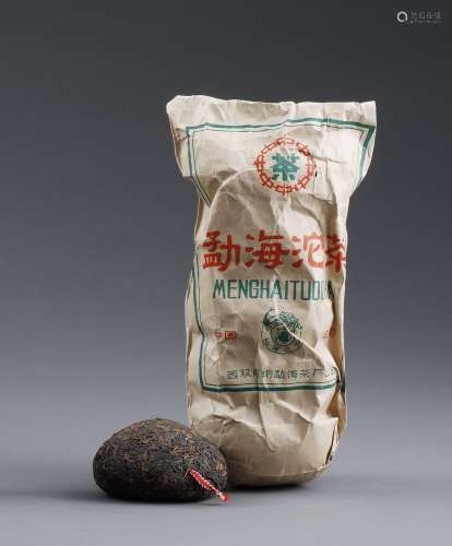 勐海红带沱茶∣1980年代