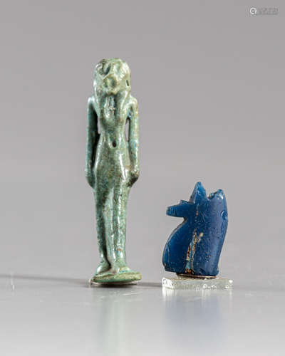 Two small Egyptian figures