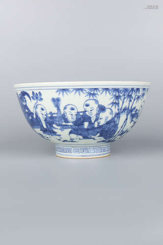 A Chinese Blue and White Porcelain Bowl