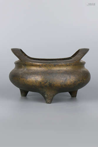 A Chinese Bronze Incense Burner