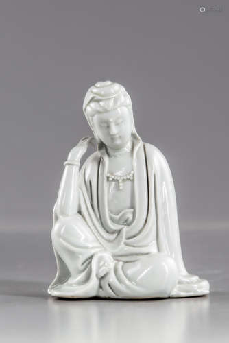 A Chinese dehua figure of Guanyin