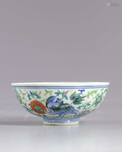 A Chinese famille rose bowl