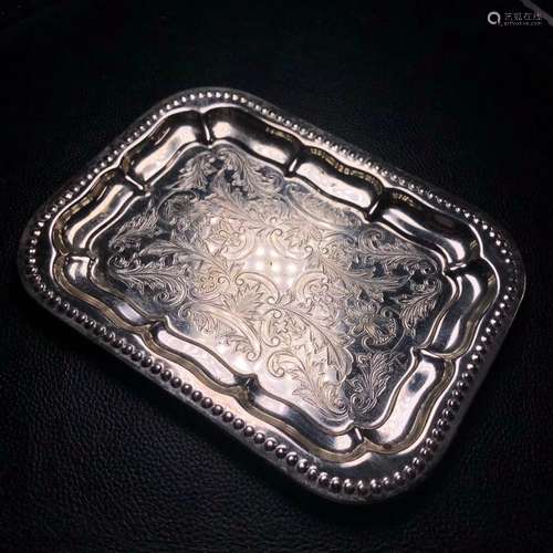 A English Silver Tray