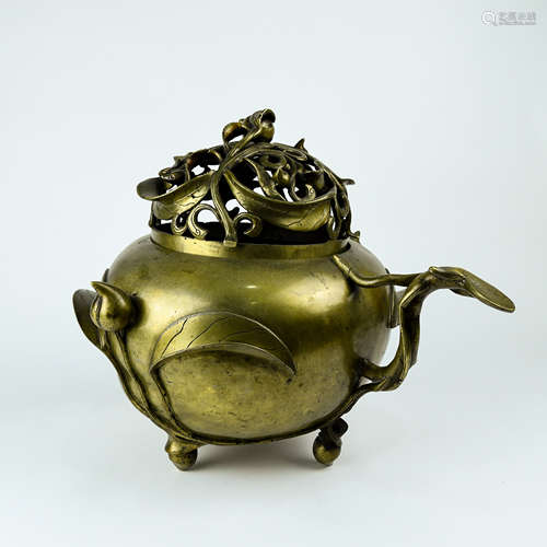 A Chinese Bronze incense Burner