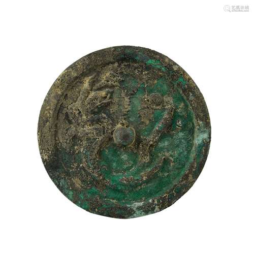 A Chinese Bronze Mirror