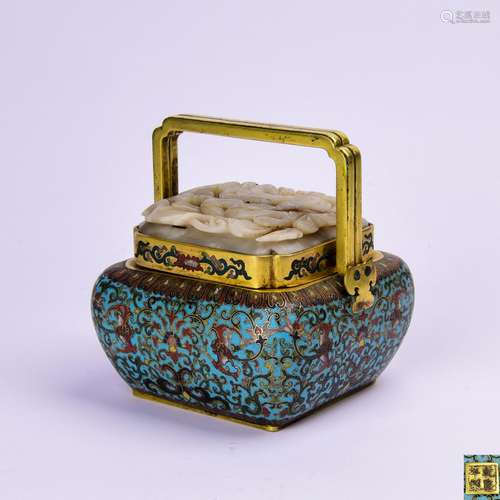 A Chinese Cloisonné Incense Burner