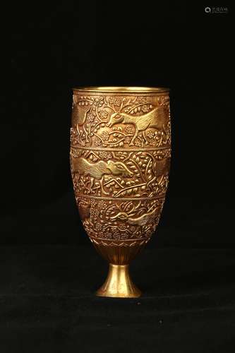 A Gilt Silver Cup