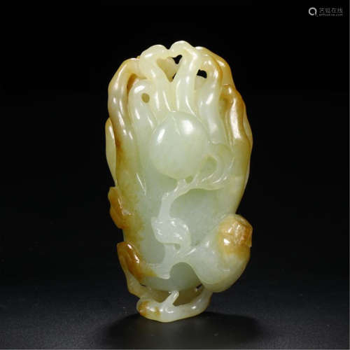 CHINESE NEPHRITE JADE BUDDHA HAND