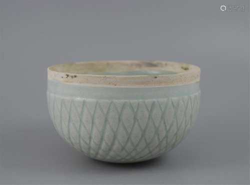 CHINESE PORCELAIN BLUE GLAZE BOWL