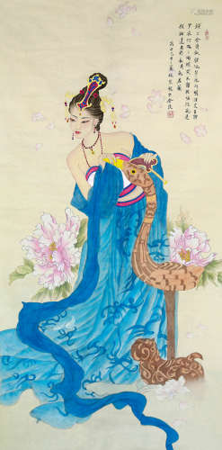 林紫媛 人物 纸本镜框