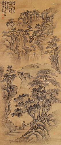 陈师曾 山水 纸本立轴