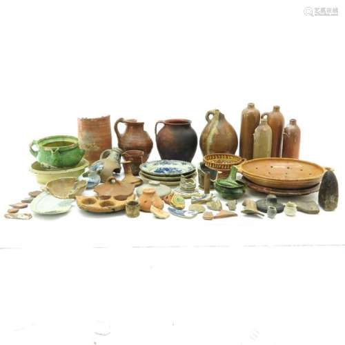 A Collection of European Pottery and Ship Wreck Fi…