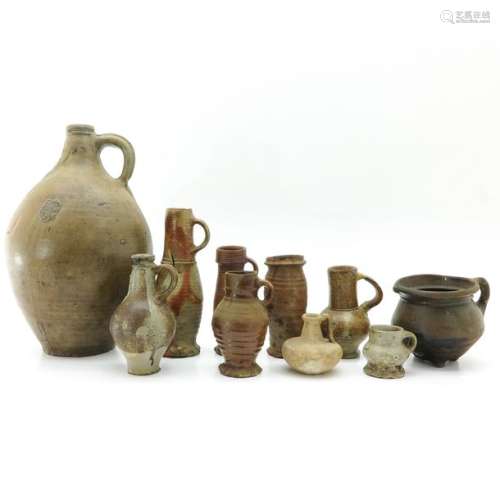 A Collection of European Pottery