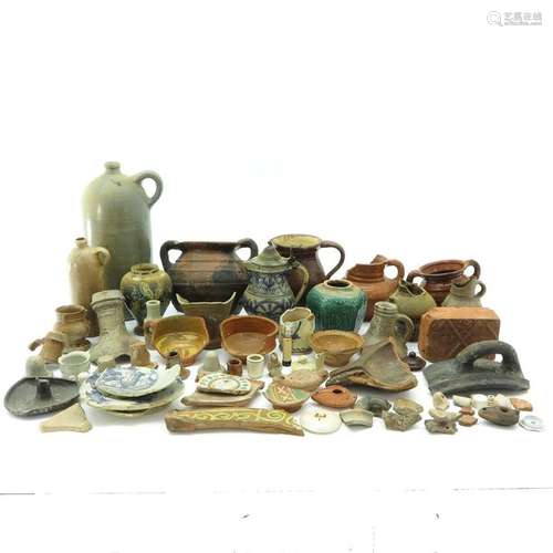 A Collection of European Pottery and Ship Wreck Fi…