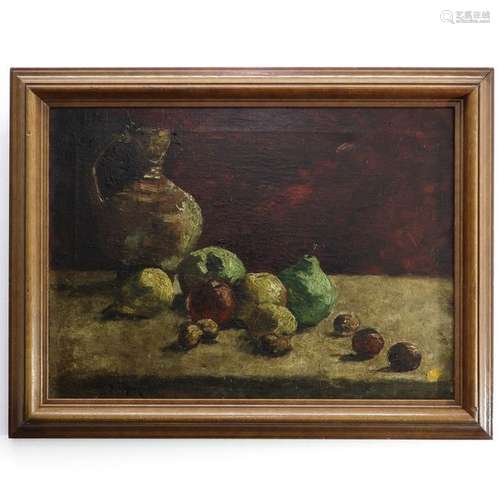 A Oil on Canvas Signed Jos van Genesen