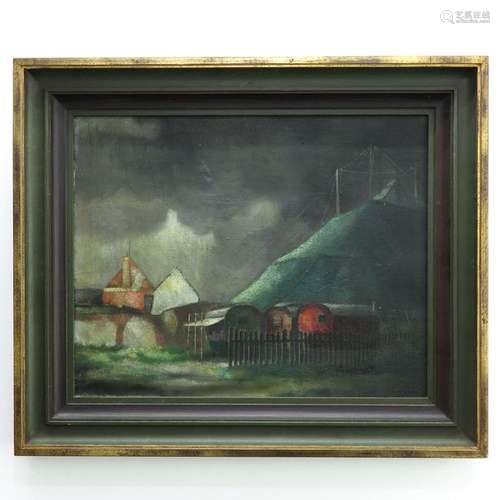 A Oil on Canvas Signed Johan van Hell