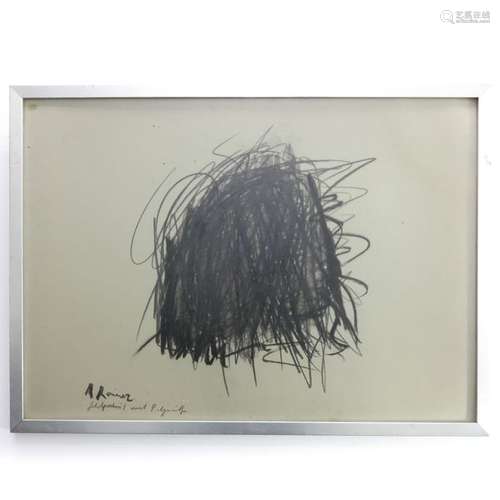 A Signed Abstract Drawing