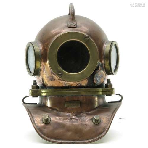 A Russian Divers Helmet