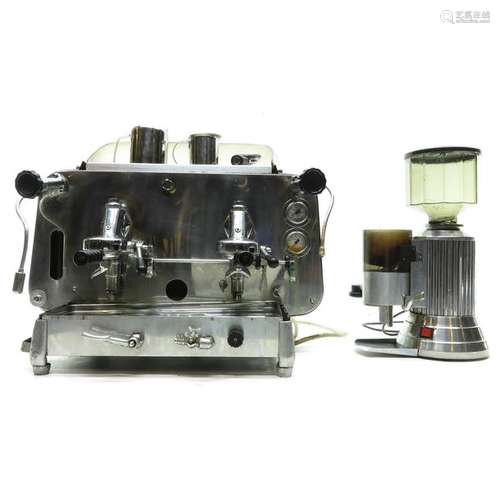 An Chrome Faema Expresso Machine