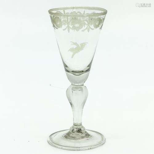 A 17th 18th Century Fop Glass