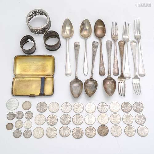 A Collection of Silver Items