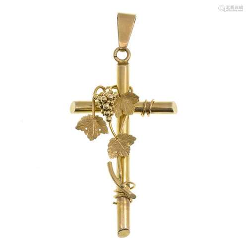 An 18KG Cross Pendant