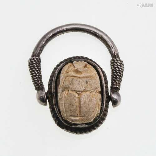 A 19th Century Scarab Ring