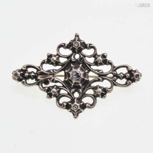 A 19th Century Diamond Brooch