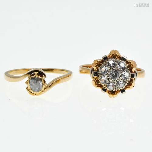 Two Ladies Diamond Rings