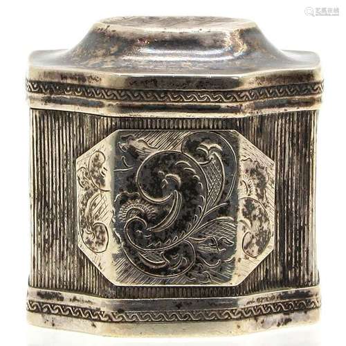 A 19th Century Dutch Silver Scent Box