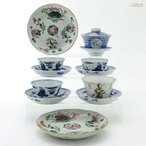 A Diverse Collection of Porcelain Items