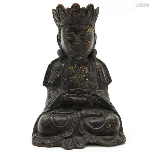 A Bronze Buddha Sculpture