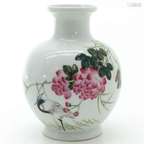 A Famille Rose Decor Vase