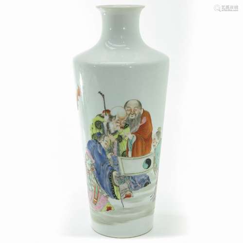 A Polychrome Decor Vase