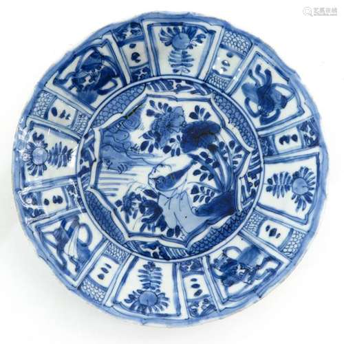 A Blue and White Decor Plates