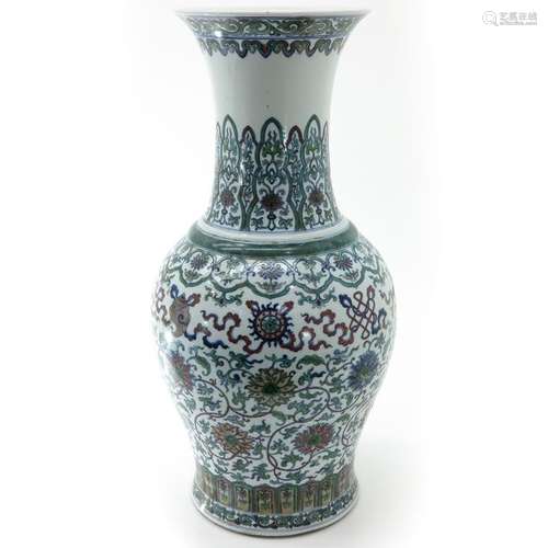 A Polychrome Decor Vase