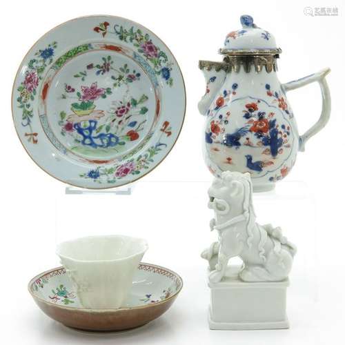 A Diverse Collection Porcelain Items