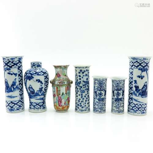 A Diverse Collection of Porcelain Items