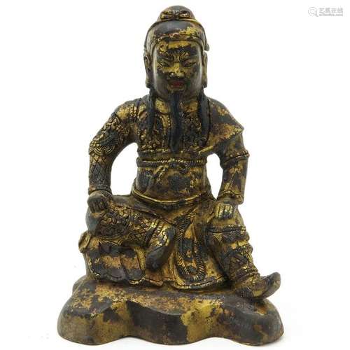 A Bronze Buddha Sculpture