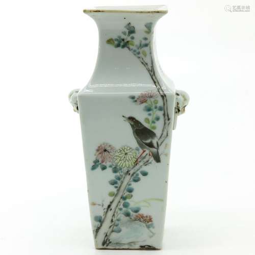 A Qianjiang Cai Decor Square Vase