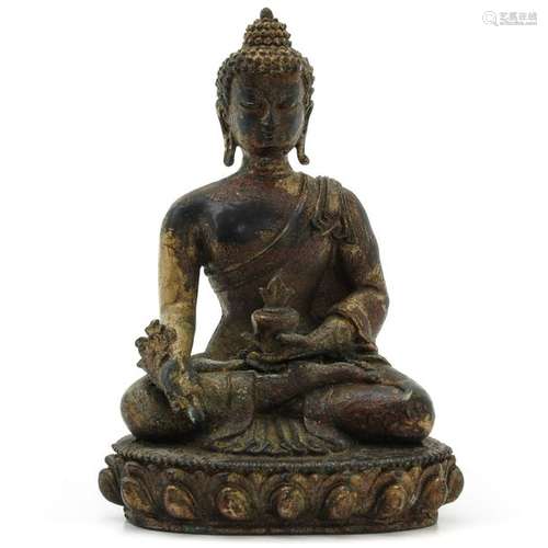 A Gilt Bronze Buddha Sculpture